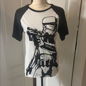 Star Wars Black and White Stormtrooper Short Sleeve Tee